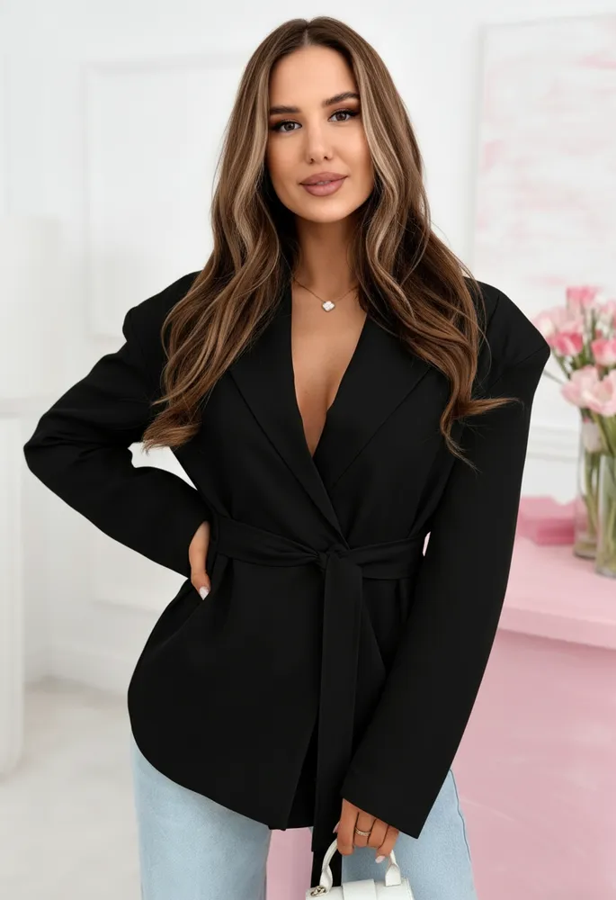 Yvaine blazer črn