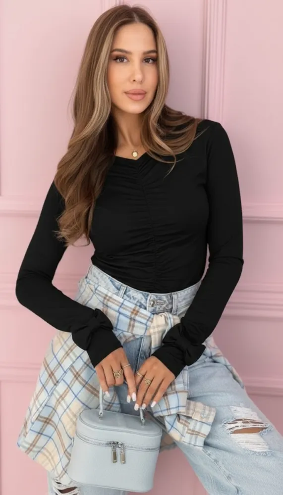 Soraya bluza črna - slika 2
