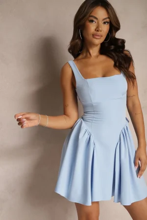 Isleen obleka baby blue