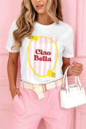 Ciao Bella majica s kratkimi rokavi