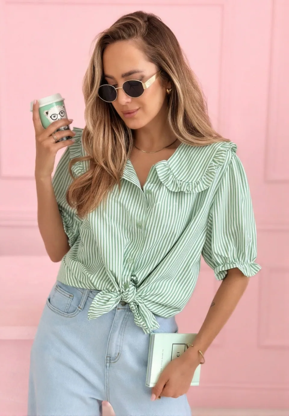 Lumira bluza zelena