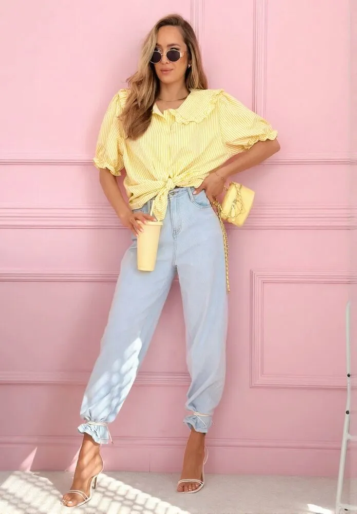 Lumira bluza rumena - slika 3