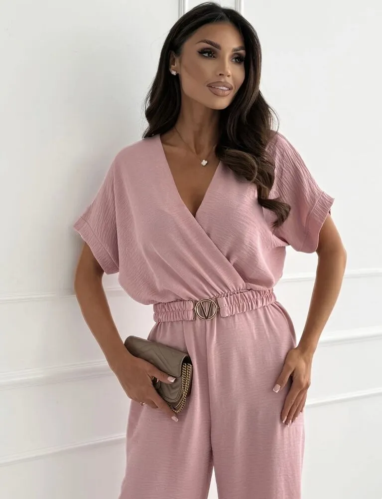 Hattie pajac s pasom blush - slika 2