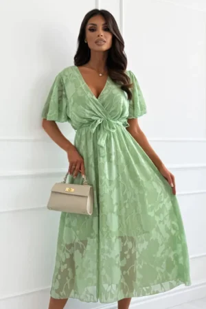 Leandra obleka zelena