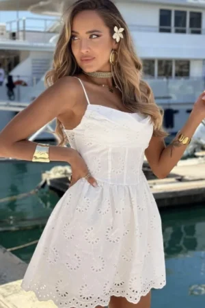 Marilyn bombažna obleka