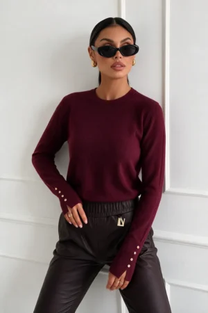 Amarie pulover bordo