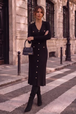 Annelie obleka črna