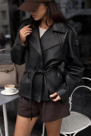 Elarose blazer črn