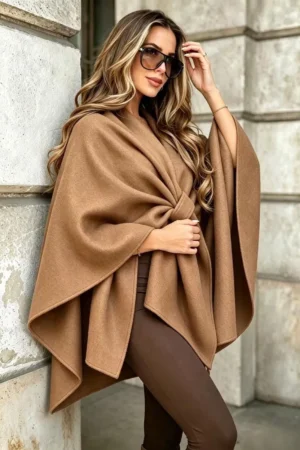 Elariel bolero plašč camel