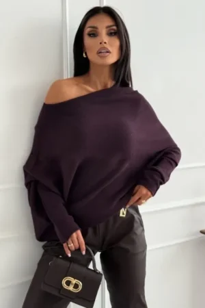 Yasmin pulover vijoličen