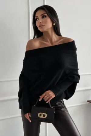 Yasmin pulover črn