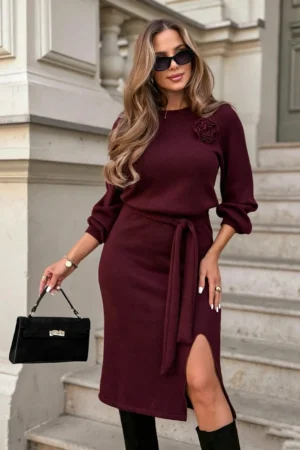 Rosamee obleka bordo