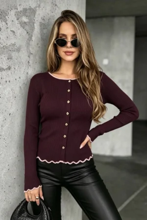 Carlotta pulover vijoličen
