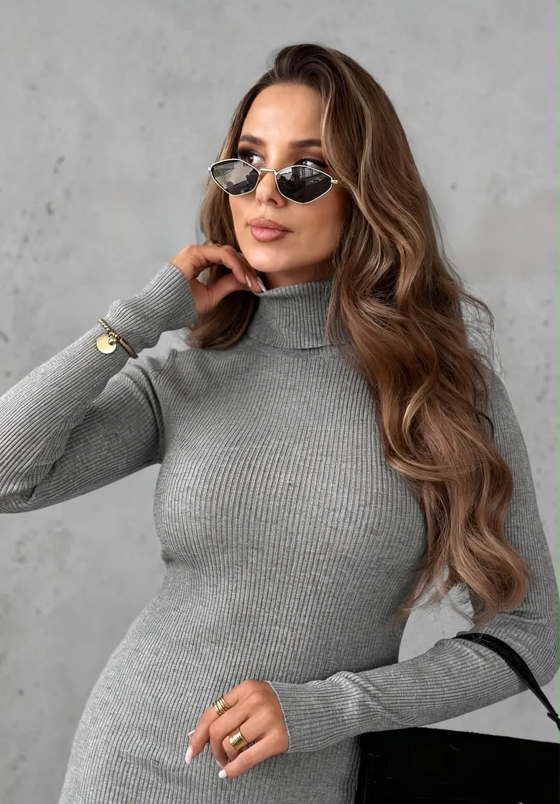 Grace puli obleka siva - slika 3
