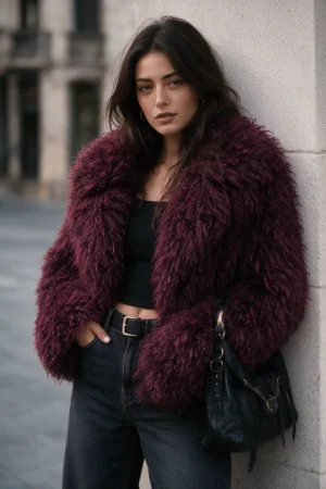 Alanna jakna bordo